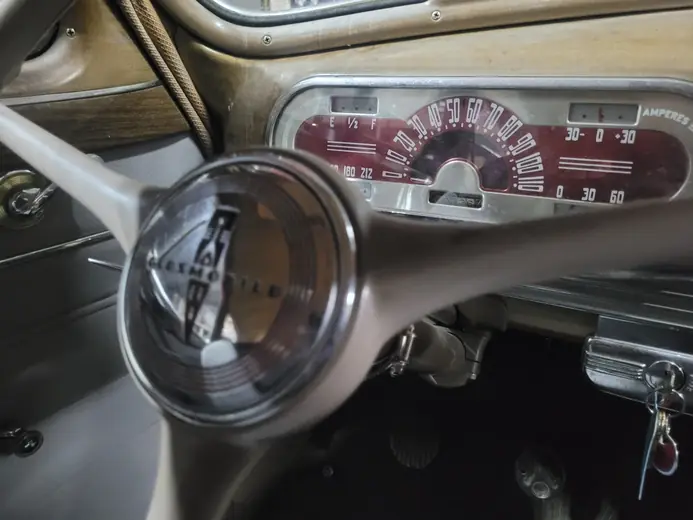 Jaguar Mk2, détail tableau de bord et instrumentation